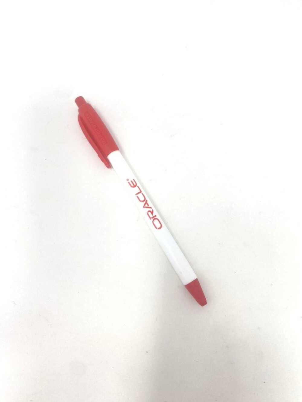 Oracle Promotional Paper Mate Black Ink Click Pen Red White Preowned